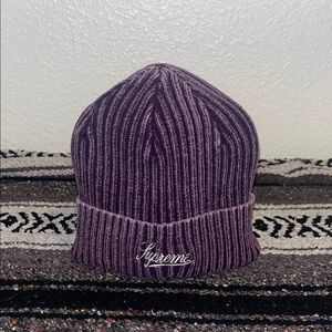 Supreme Purple Knit Beanie